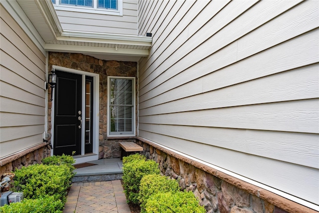 20 Dennis Ln, Pleasantville, NY 10570 - view of exterior entry with stone siding