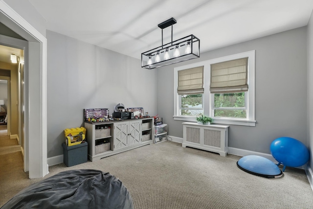 305 Columbus Ave, Harrison, NY 10604 - game room with carpet and radiator