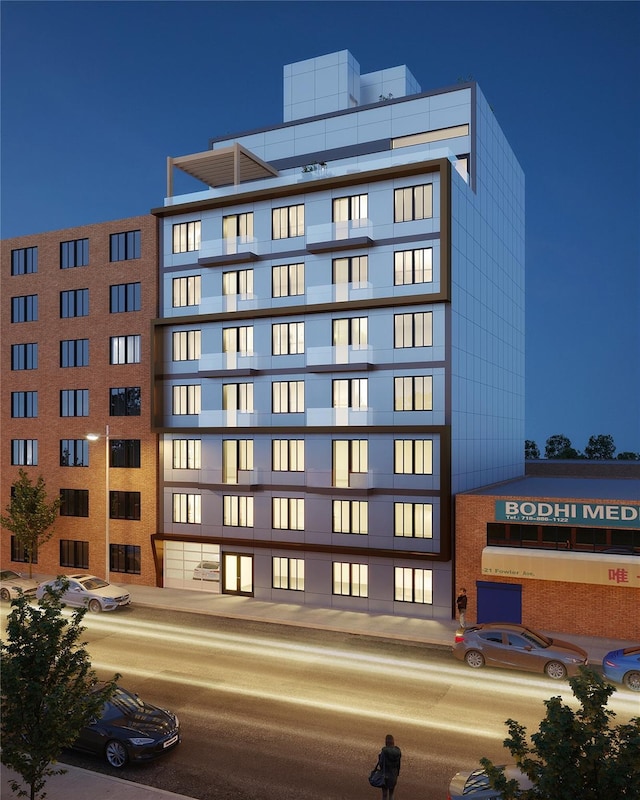 131-19 Fowler Ave Unit 6C, Flushing, NY 11355 - view of property at twilight