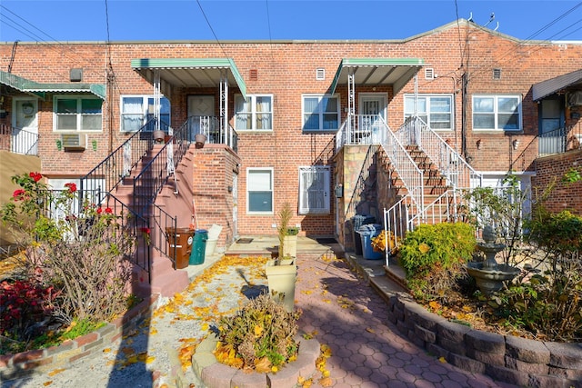 1319 E 86th St, Brooklyn, NY 11236 - view of front of house with stairway and brick siding