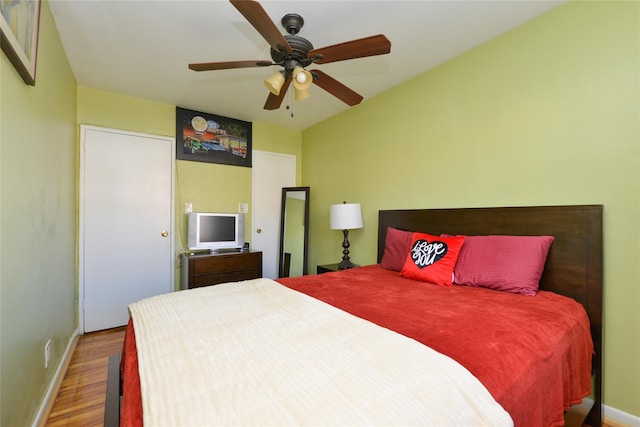 1319 E 86th St, Brooklyn, NY 11236 - bedroom featuring wood finished floors and ceiling fan