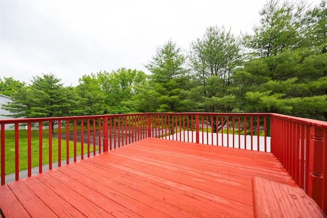 15 Pond St, Poughkeepsie, NY 12603 - wooden terrace featuring a yard