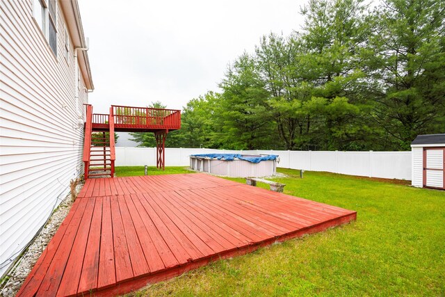 15 Pond St, Poughkeepsie, NY 12603 - wooden deck featuring stairway