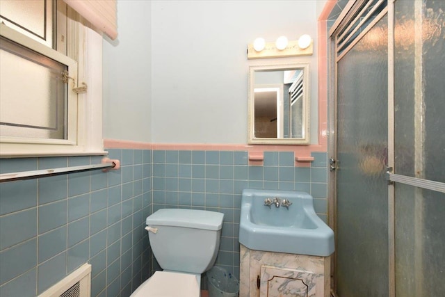 8519 212th St, Hollis Hills, NY 11427 - bathroom with toilet and wainscoting