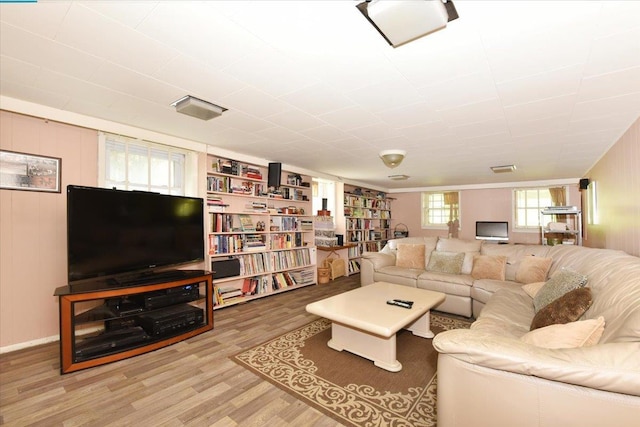 8519 212th St, Hollis Hills, NY 11427 - living area with wood finished floors