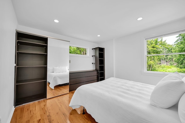 39 Cliff Rd, Greenwood Lake, NY 10925 - bedroom with light wood-type flooring and recessed lighting