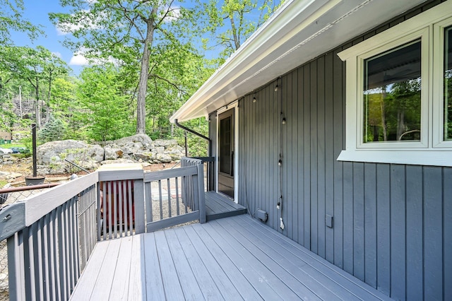 39 Cliff Rd, Greenwood Lake, NY 10925 - view of wooden deck