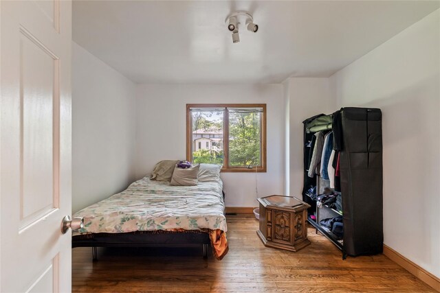 19 Farview Ter, Airmont, NY 10901 - bedroom featuring hardwood / wood-style flooring and baseboards