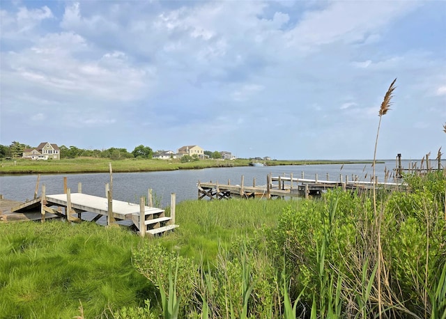 8 W Narcissus Rd, Mastic Beach, NY 11951 - dock with a water view