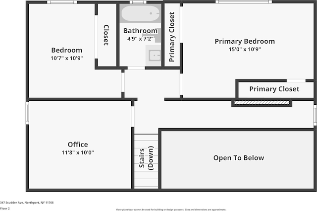 347 Scudder Ave, Northport, NY 11768 - view of property floor plan