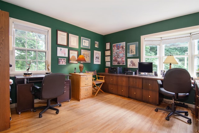 3 Little Ln, White Plains, NY 10605 - home office featuring light wood-style floors and healthy amount of natural light