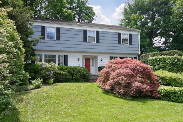3 Little Ln, White Plains, NY 10605 - colonial home with a front lawn