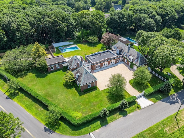 1750 Mount Beulah Ave, Southold, NY 11971 - view from above of property featuring a forest
