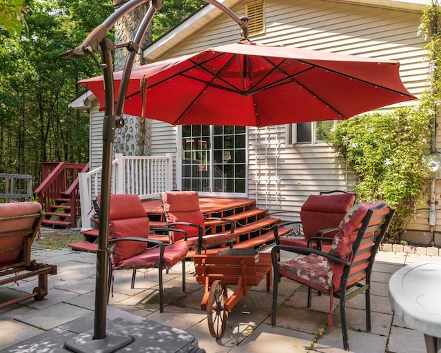 12 Summit Dr, Eldred, NY 12792 - view of patio / terrace