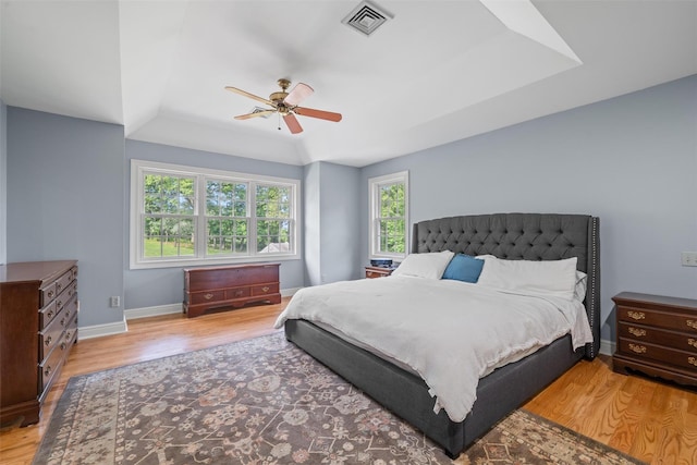 6 Long Meadow Way, Goshen, NY 10924 - bedroom with a tray ceiling, wood finished floors, and ceiling fan