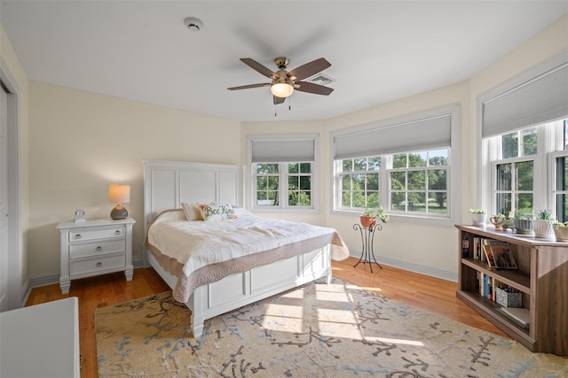 6 Long Meadow Way, Goshen, NY 10924 - bedroom featuring wood finished floors and a ceiling fan