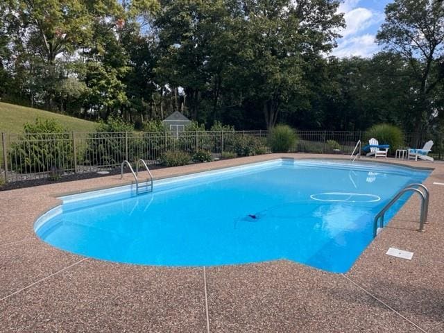 6 Long Meadow Way, Goshen, NY 10924 - view of pool with view of scattered trees and a patio