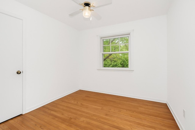 13 Valley View Dr, New Windsor, NY 12553 - spare room featuring light wood-type flooring and a ceiling fan