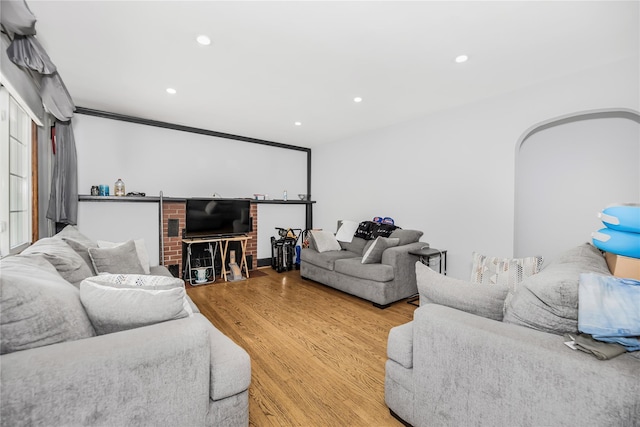 13 Valley View Dr, New Windsor, NY 12553 - living room featuring wood finished floors and recessed lighting