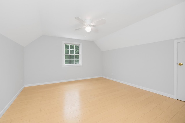 13 Valley View Dr, New Windsor, NY 12553 - additional living space featuring a ceiling fan, light wood-style flooring, and vaulted ceiling