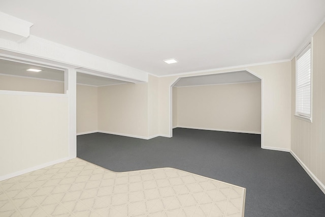 13 Valley View Dr, New Windsor, NY 12553 - basement featuring baseboards and tile patterned floors