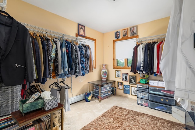 12 Roosevelt Pl, Massapequa, NY 11758 - spacious closet featuring carpet flooring and baseboard heating