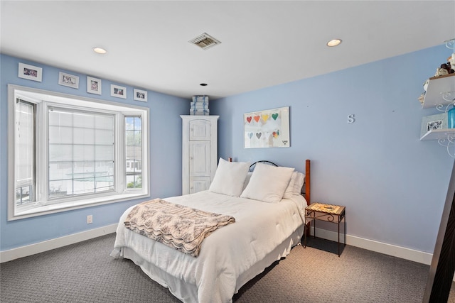 8 Ellis Dr, Syosset, NY 11791 - carpeted bedroom with baseboards and recessed lighting
