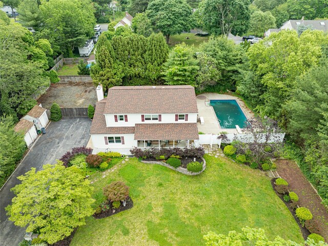 18 Laura Ct, Nesconset, NY 11767 - view of subject property with a pool