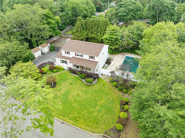 18 Laura Ct, Nesconset, NY 11767 - view of subject property with a pool area