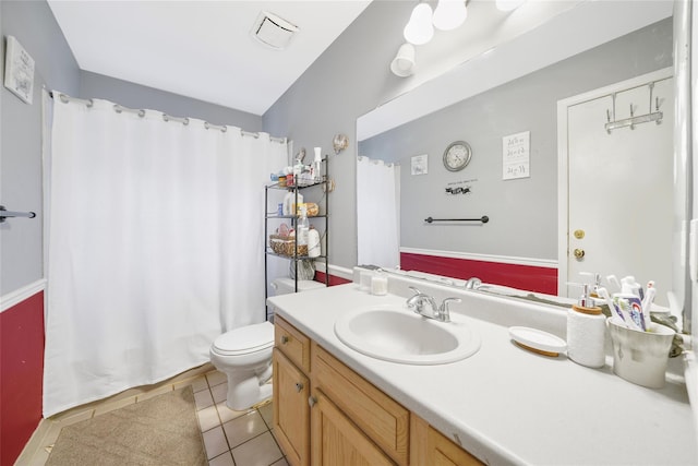 7 Tufts Ln, Highland Mills, NY 10930 - bathroom featuring vanity, tile patterned flooring, and shower / bathtub combination with curtain
