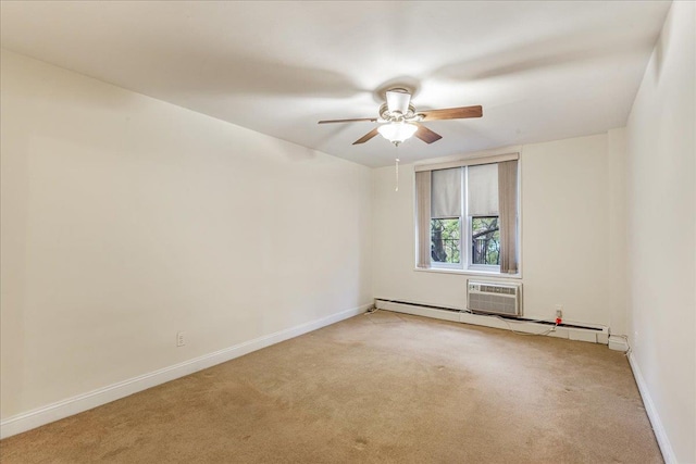 54-44 Little Neck Pkwy Unit 5G, Little Neck, NY 11362 - carpeted spare room with ceiling fan and baseboard heating