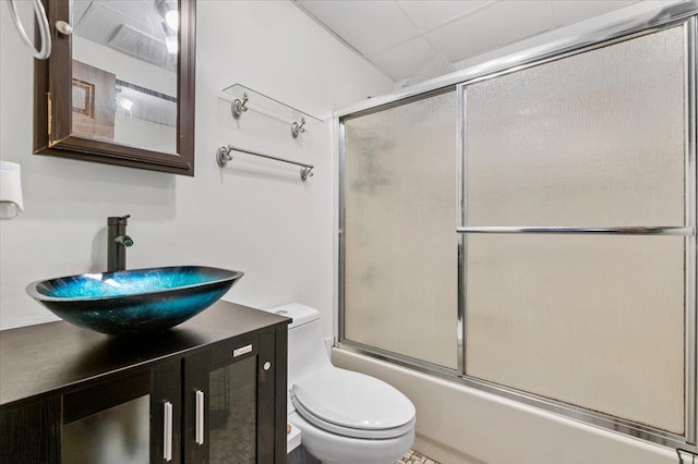 1057 Carlls Straight Path, Dix Hills, NY 11746 - full bath featuring bath / shower combo with glass door and vanity