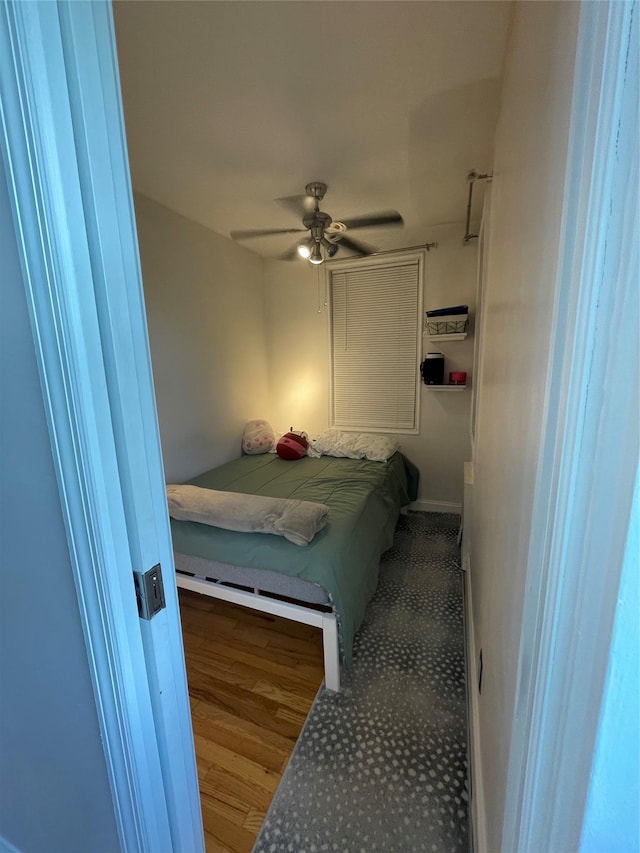 98 Dehaven Dr Unit 3G, Yonkers, NY 10703 - bedroom featuring wood finished floors and a ceiling fan