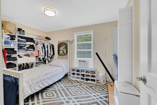 8 Mueller Mountain Rd, Putnam Valley, NY 10579 - spacious closet featuring wood finished floors and cooling unit