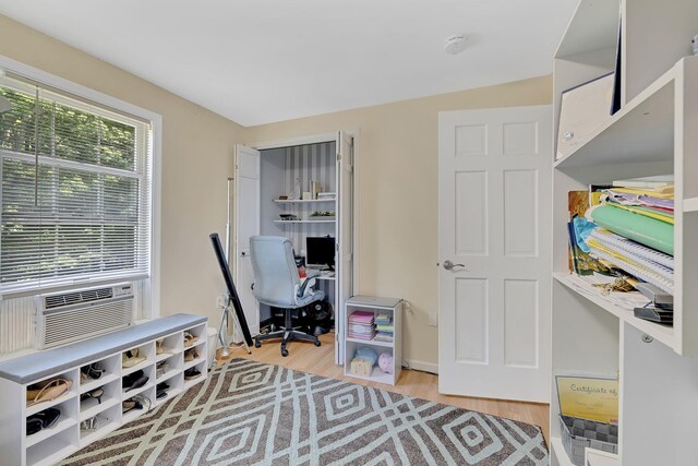 8 Mueller Mountain Rd, Putnam Valley, NY 10579 - office featuring light wood-style floors and cooling unit