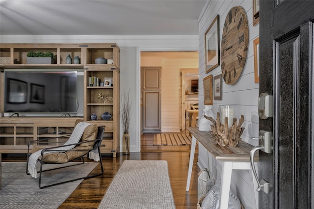 25 Jackwill Rd, East Patchogue, NY 11772 - office area with wood finished floors