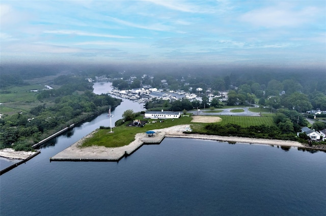 25 Jackwill Rd, East Patchogue, NY 11772 - aerial view of a large body of water