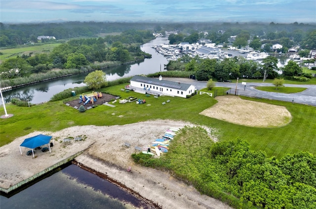 25 Jackwill Rd, East Patchogue, NY 11772 - aerial view of a large body of water