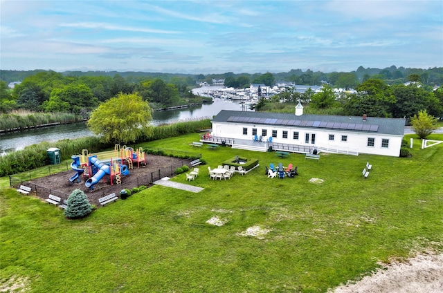 25 Jackwill Rd, East Patchogue, NY 11772 - bird's eye view of a large body of water