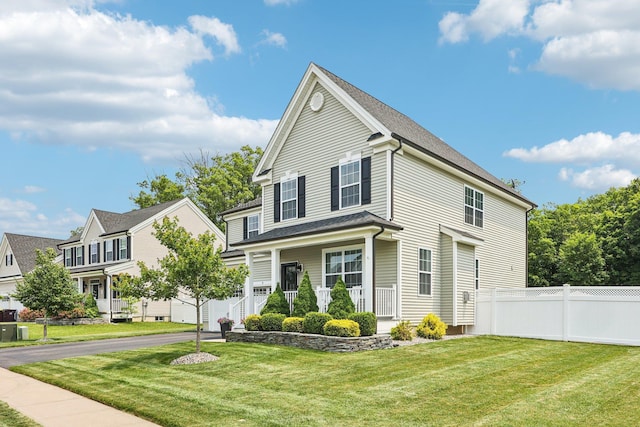 35 Laurel Cir, Goshen, NY 10924 - traditional-style home featuring covered porch
