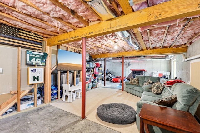 35 Laurel Cir, Goshen, NY 10924 - view of unfinished basement