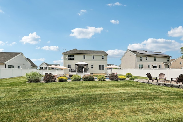 35 Laurel Cir, Goshen, NY 10924 - rear view of property with a residential view and a patio