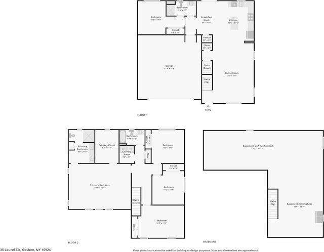 35 Laurel Cir, Goshen, NY 10924 - view of room layout