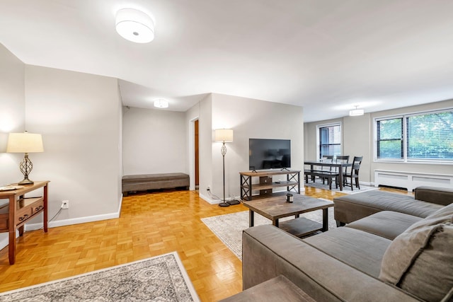 1 Birchwood Ct Unit 1N, Mineola, NY 11501 - living area featuring baseboards