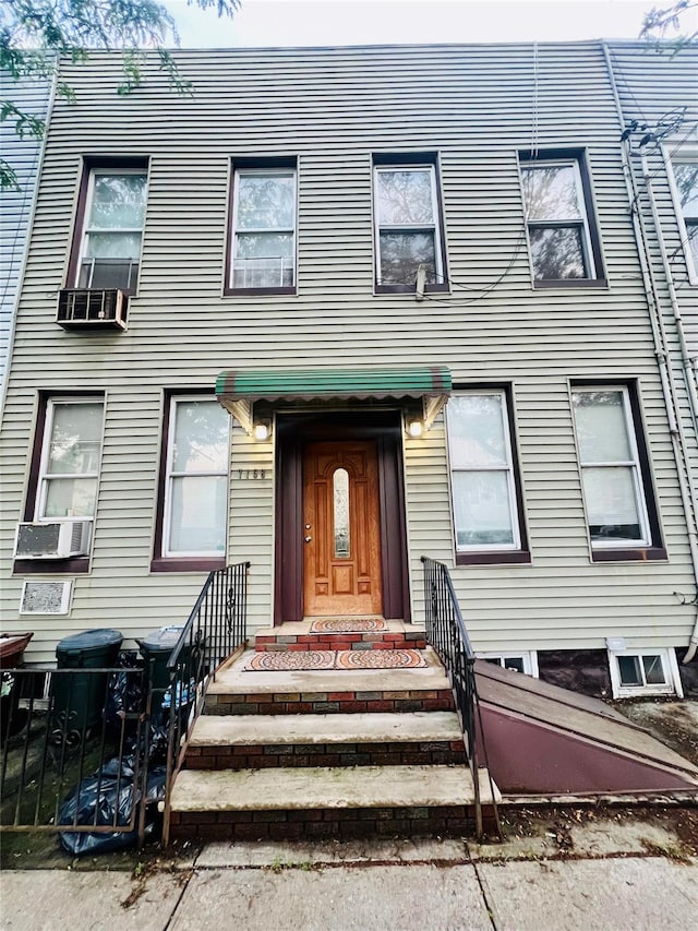 7158 69th Pl, Glendale, NY 11385 - view of front of property featuring cooling unit