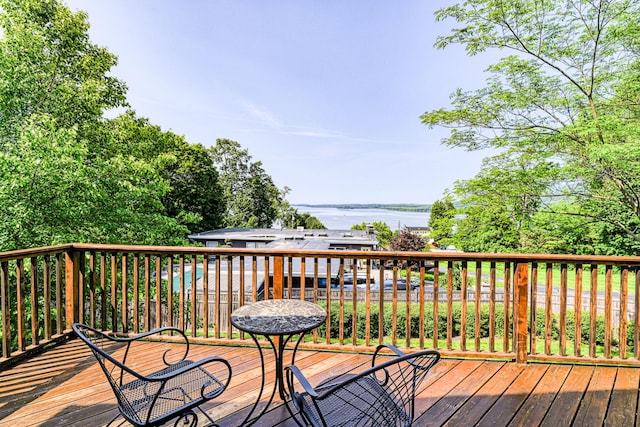 6 Riverside, Cornwall On Hudson, NY 12520 - wooden terrace featuring a water view
