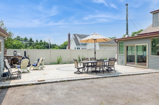15 Orchard Rd, East Patchogue, NY 11772 - view of patio with outdoor dining area