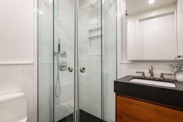 1363 Kearney Ave, Bronx, NY 10465 - bathroom with a stall shower and vanity