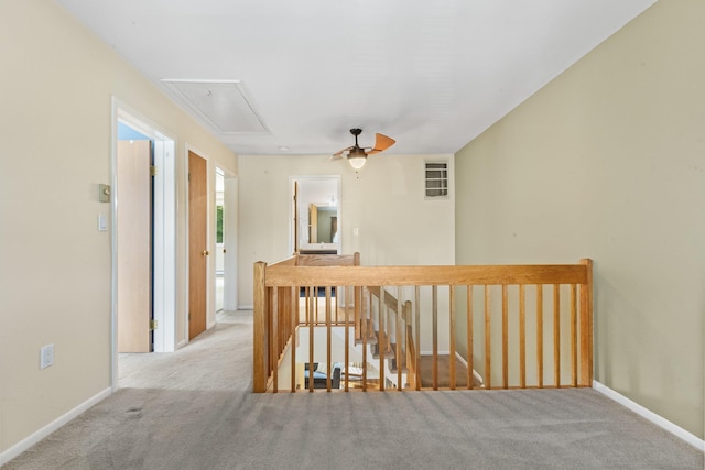 59 Krystal Dr, Somers, NY 10589 - hallway with an upstairs landing, attic access, and carpet