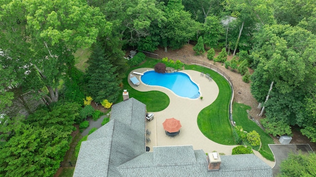 2 The Spout, Smithtown, NY 11787 - drone / aerial view of a pool area